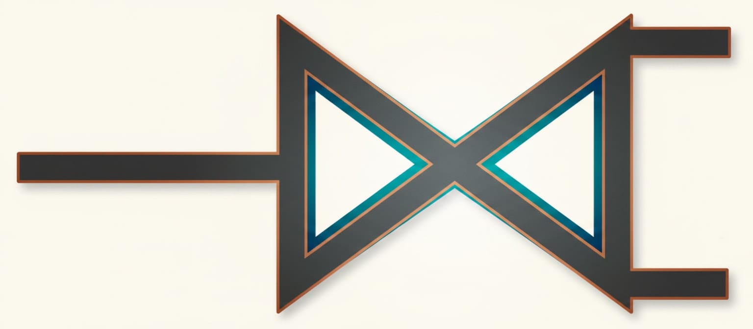 British Standard plumbing drawing symbol for a drain-off valve